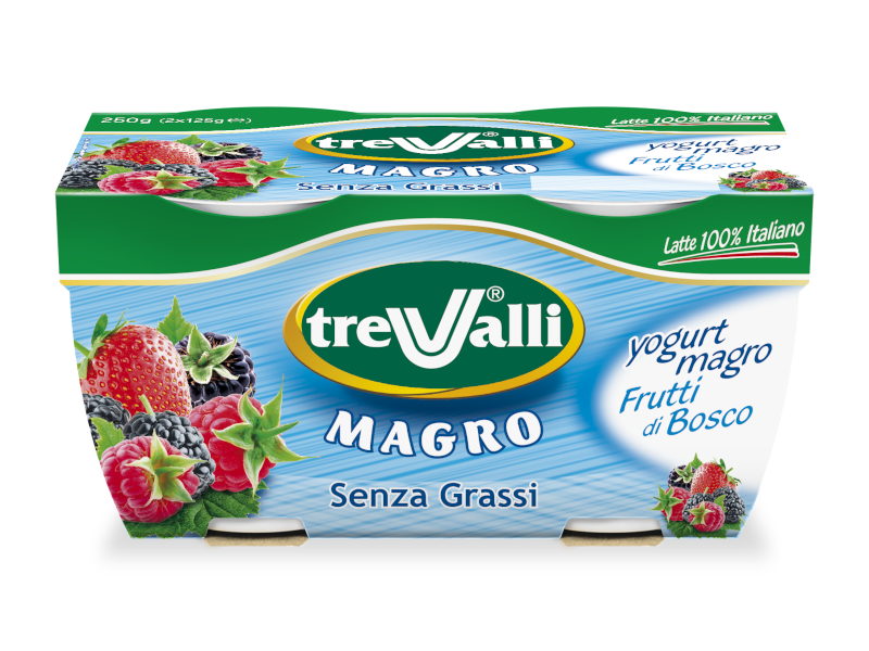 Yogurt Magro ai Frutti di Bosco - Trevalli Cooperlat