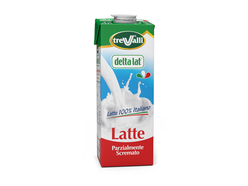 Latte UHT Parzialmente Scremato Deltalat